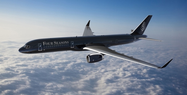 Four Seasons Hotels' new private jet